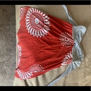 Strapless roxy summer dress